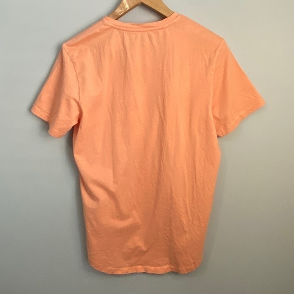 Jack &‎ Jones Organic Cotton Women's Orange Short Sleeve T-shirt Size Large - Picture 4 of 9